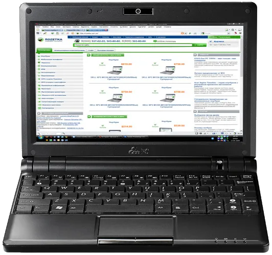 Замена экрана Asus Eee PC 900