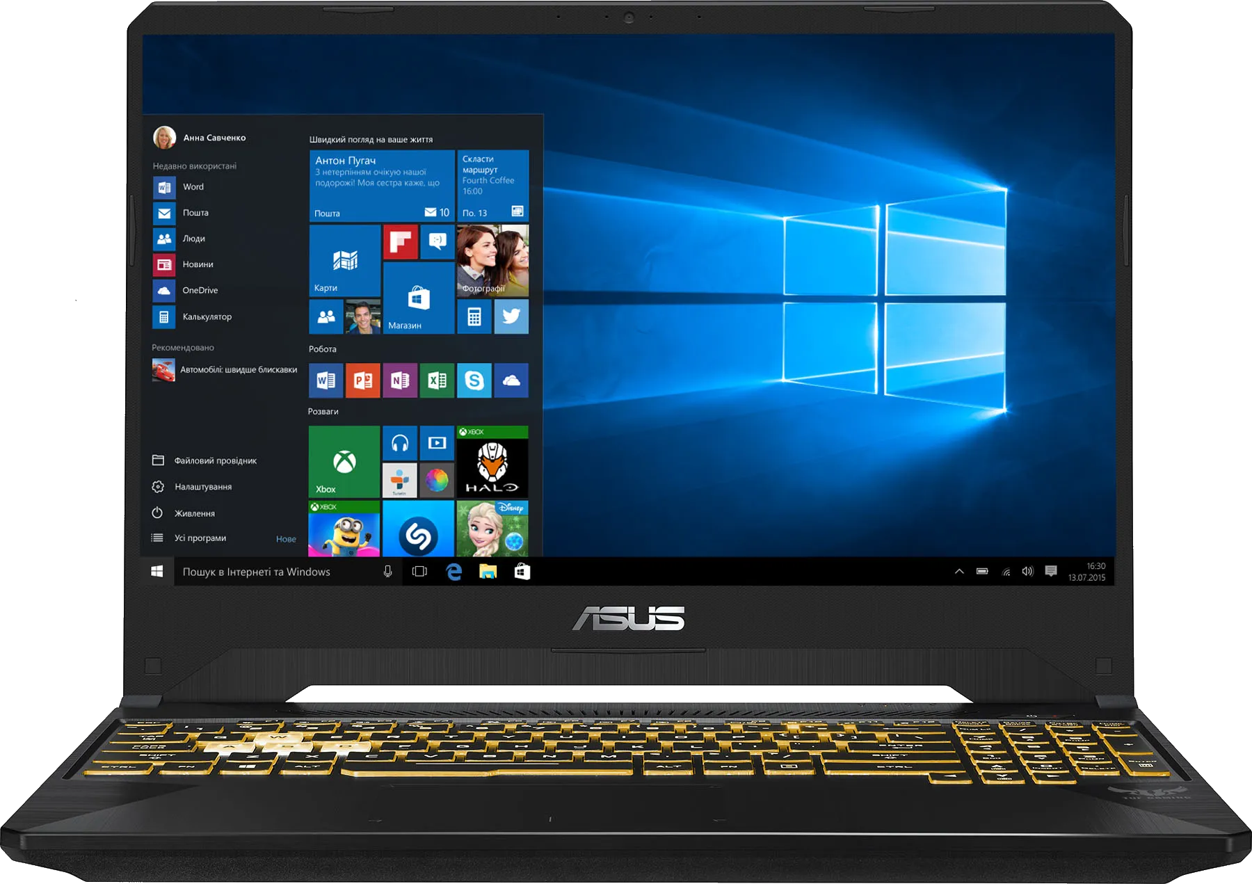 Замена экрана Asus FX505DY-BQ024