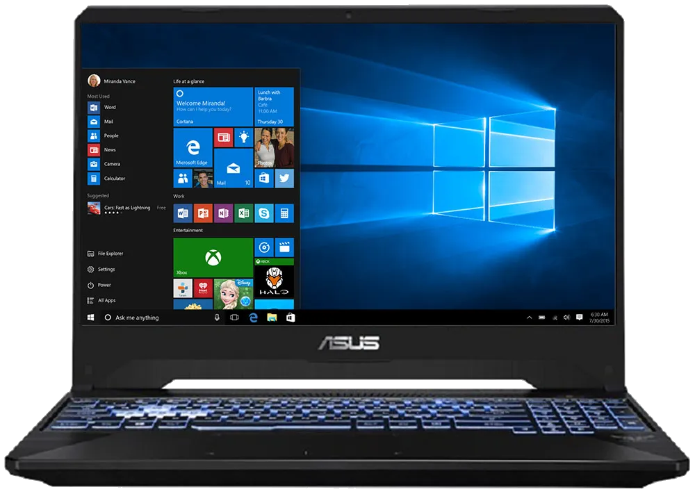 Замена экрана Asus FX505DV-BQ143T