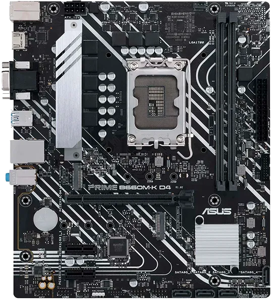 Ремонт материнской платы Asus Prime B660M-K D4